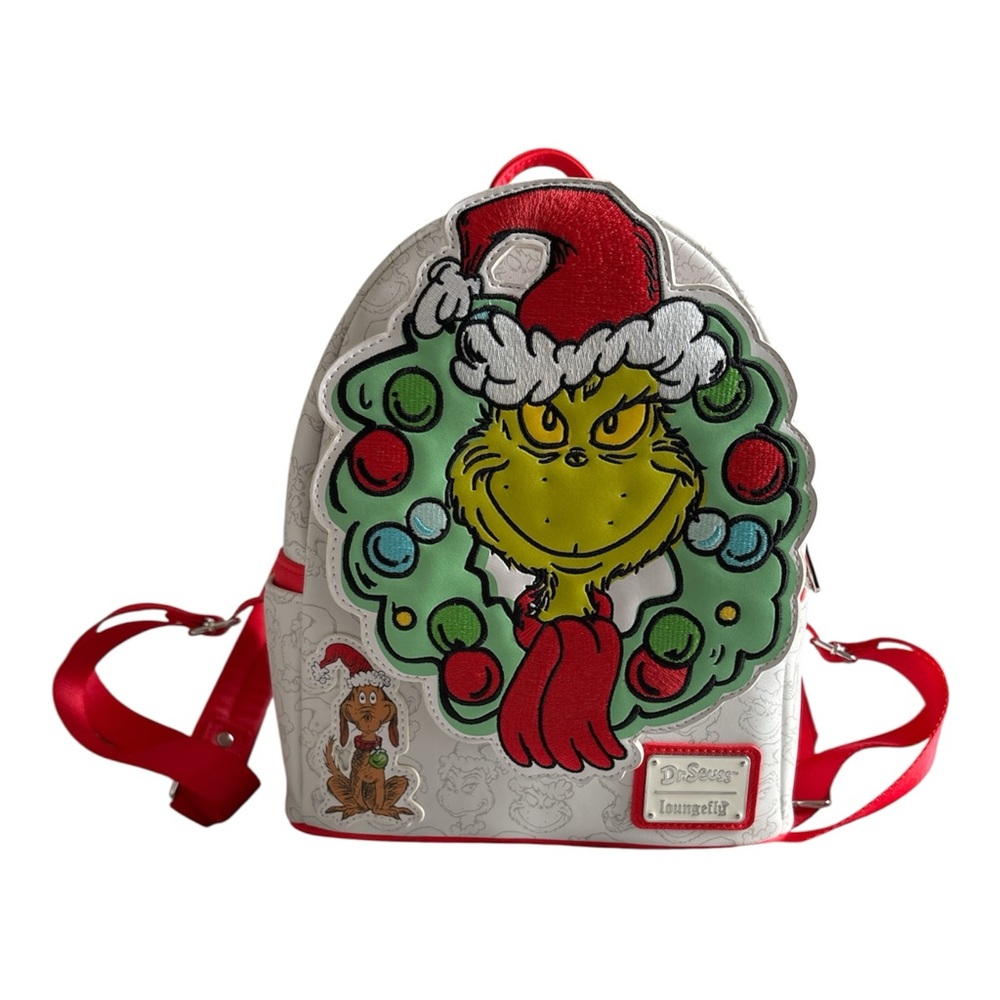 Dr. Seuss Grinch Loungefly Holiday Backpack